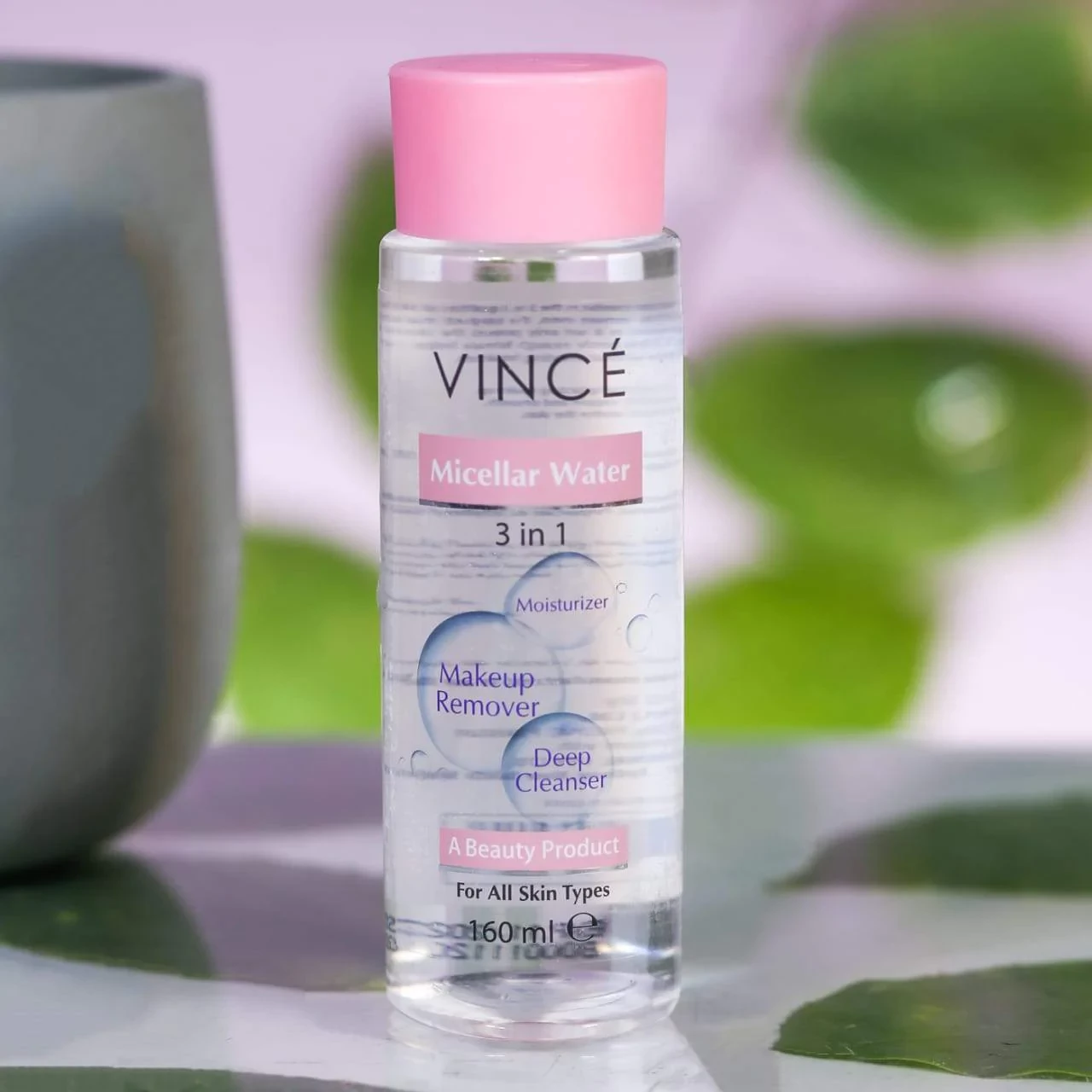 VINCE MICELLAR WATER 3 IN 1 MAKEUP REMOVER 160ML