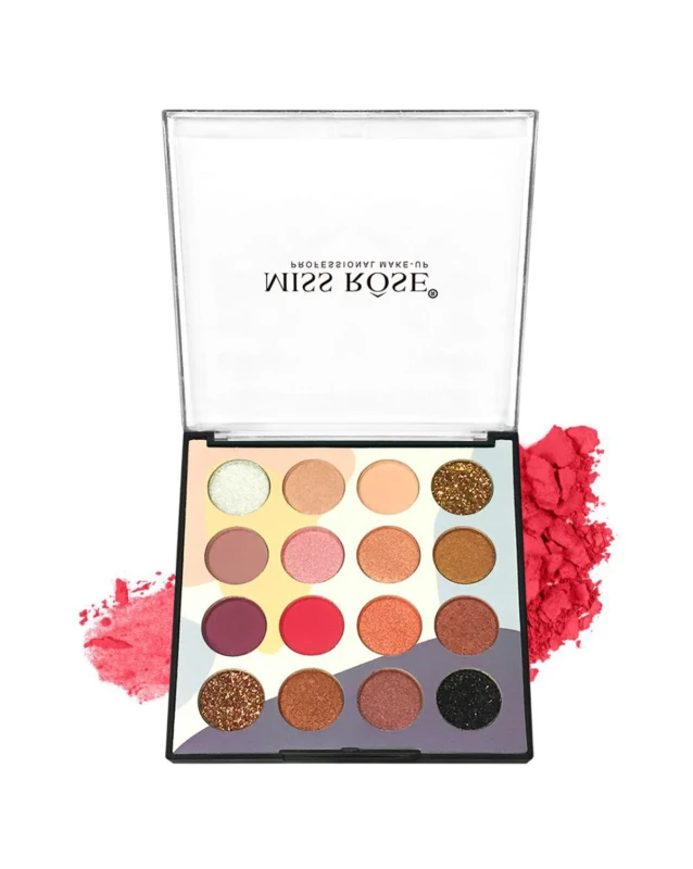Miss Rose 16 Color Matte & Shimmer Eyeshadow Kit