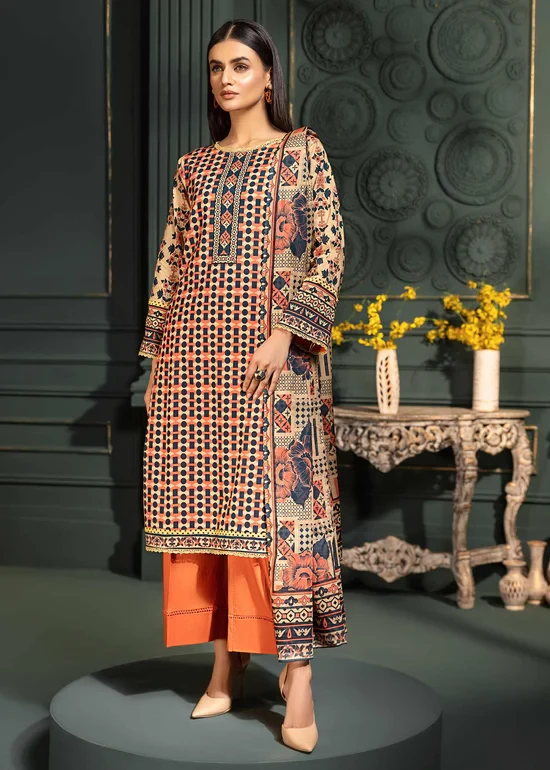 Ziva By Orang Lawn Vol 01 '24 D 03 - Unstitched