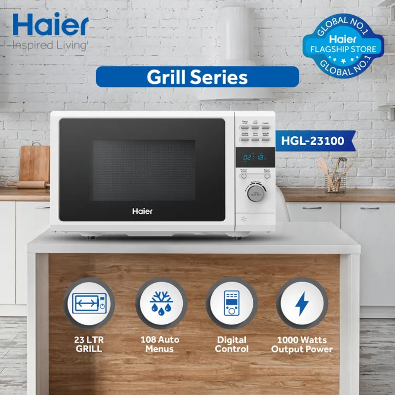 Haier HGL-23100 Microwave Oven 23L With Official Warranty