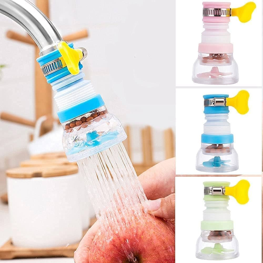 Kitchen Tap Extension Flexible Anti Splash Water Saving Movable Sink Faucet Expandable Water Tap Filter Shower Head Rotatable Nozzle Adapter Tap Extender For Kitchen Sink Tap Pack of 1