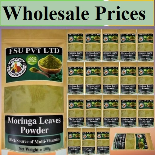 FSU Moringa Leaves Powder (100 Grams Pouch Wholesale Prices)