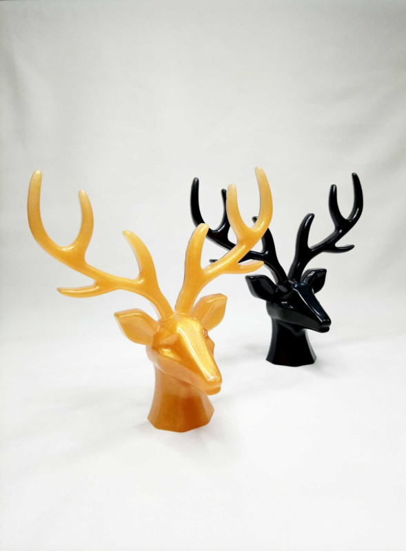 Deer Figurine Sculpture For Home Decor, Modern & Luxury Interior Decoration Pieces | Paintora