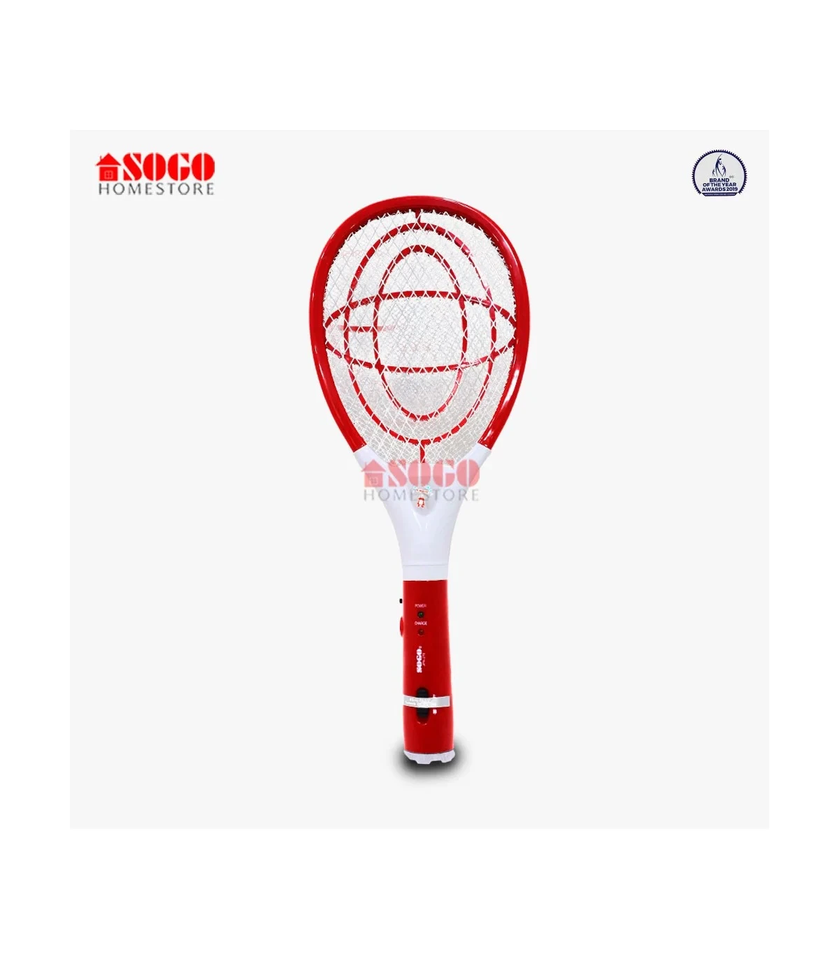 Sogo Rechargeable Insect Killer Racket With Torch Light