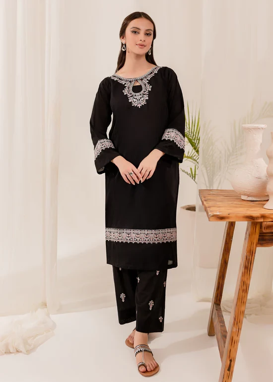 Silayi Pret 2PC Embroidered Dress EB-07