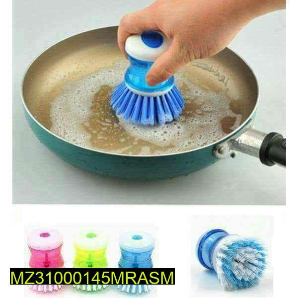 1 Pcs dishwashing brush with soap Dispenser