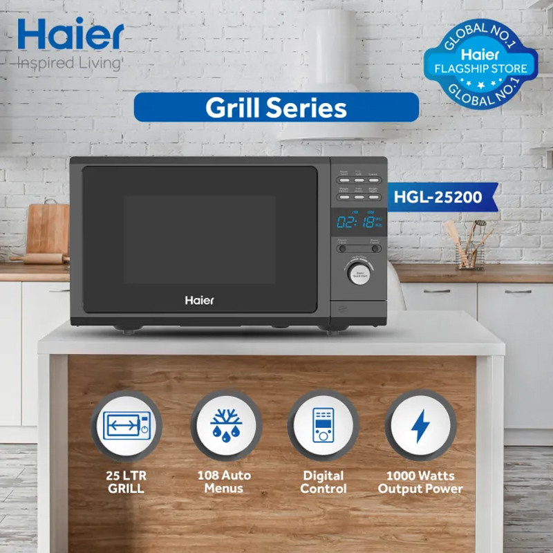 Haier HGL-25200 25L Microwave Oven With Official Warranty