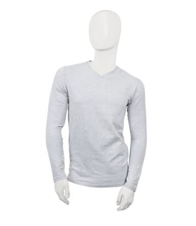 ZEAL V-Neck Furor T-Shirt, Grey