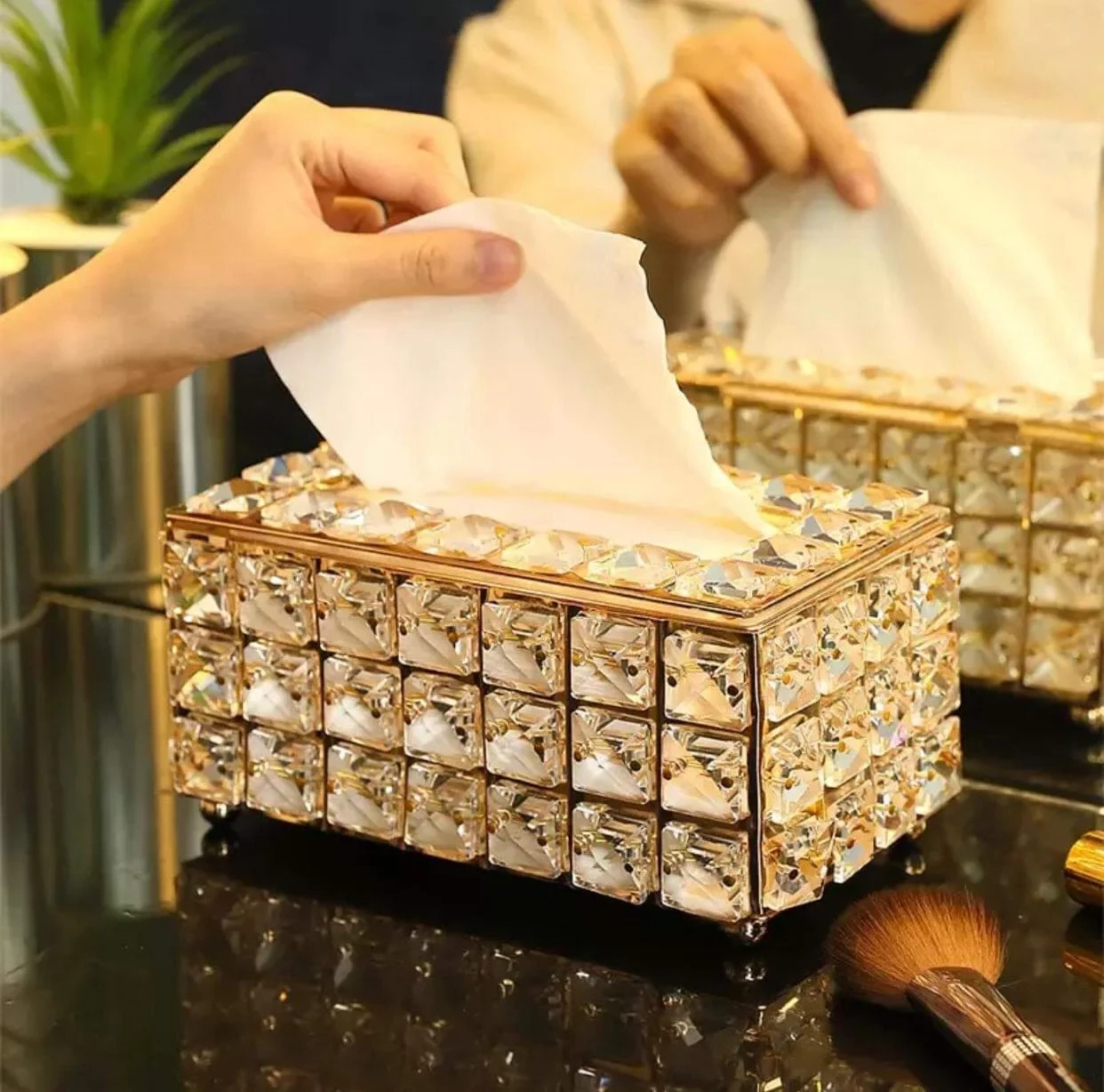 Endless Cubes Luxury Tissue Box Container