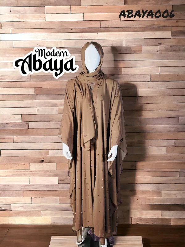 Modren Chiffon Abaya Hijab