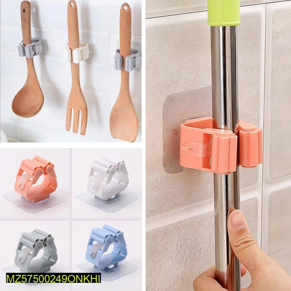 Mop Holder Wall Mounted Pack of 3