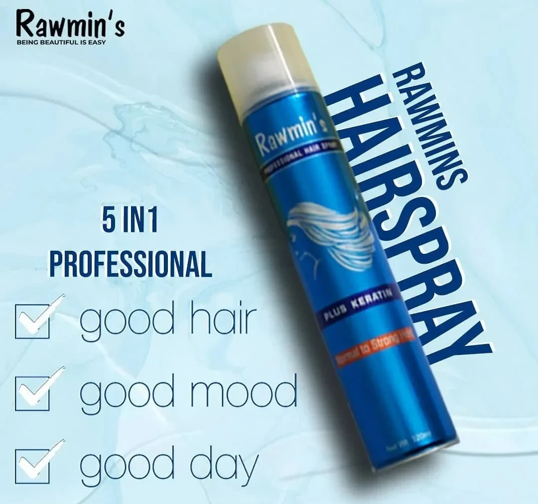 Rawmins Professional Hair Spray plus Kertain