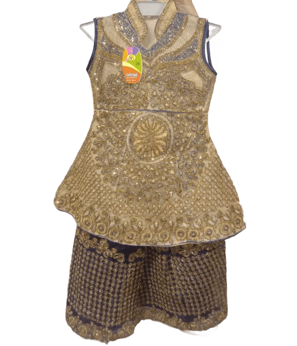 Baby Girl Lehenga Choli with Heavy Embroidery
