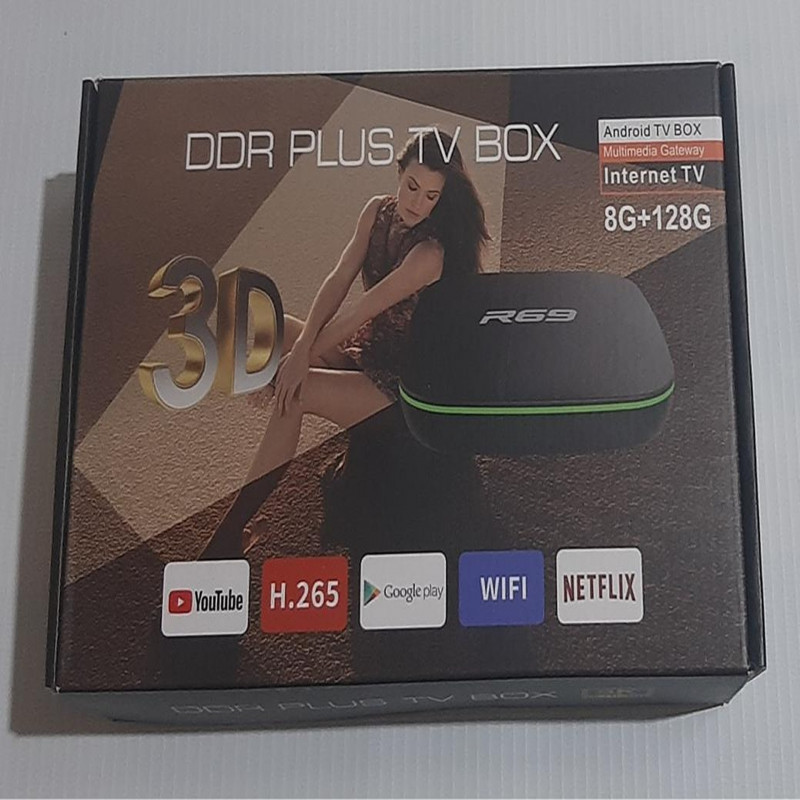 R69 Android TV Box - 8GB 128GB 4K WiFi 3D