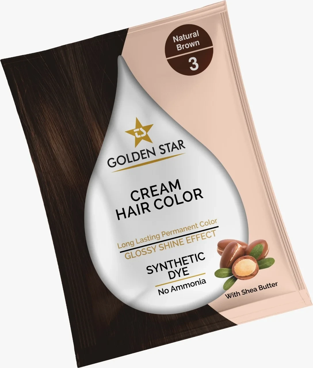 Golden Star Hair Color (Natural Brown)