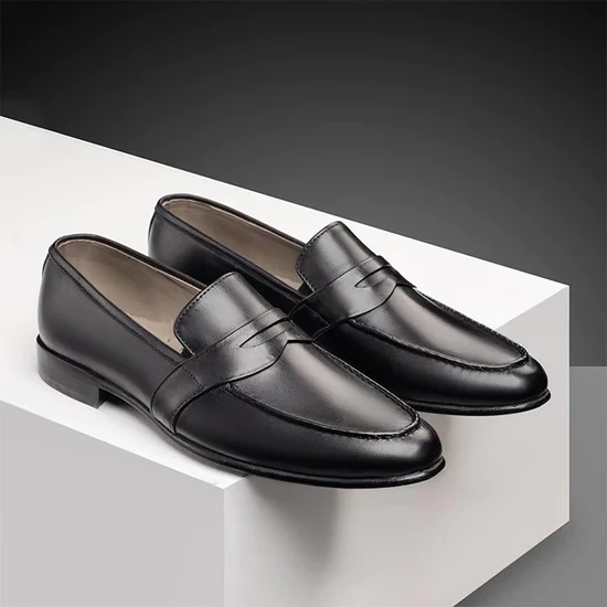 Slo Shoes Black Loafers