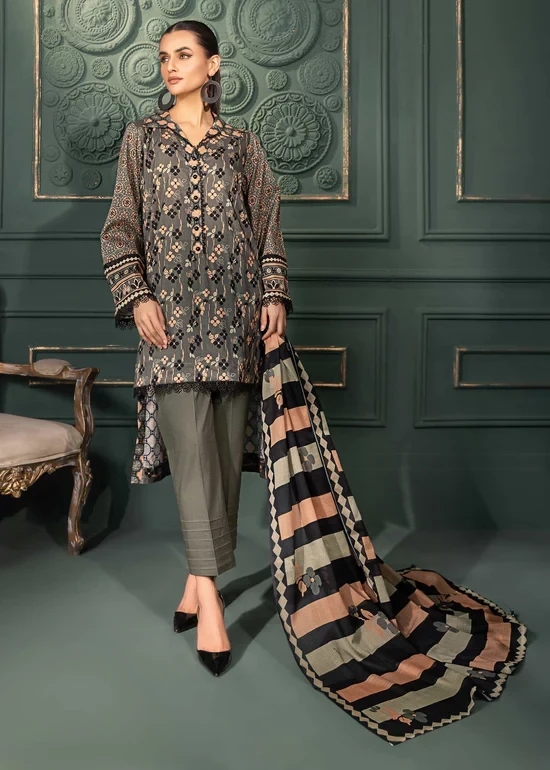 Ziva By Orang Lawn Vol 01 '24 D 09  - Unstitched