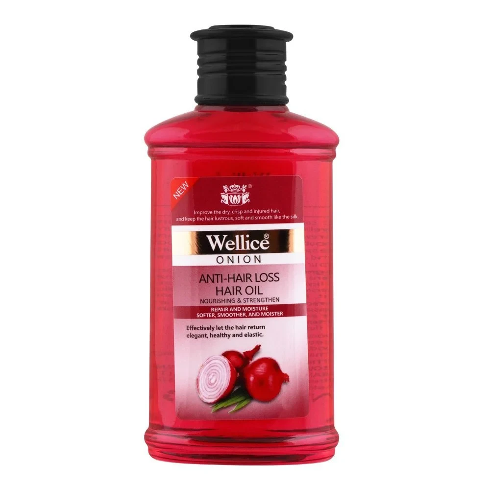 Wellice Repair & Moisture Softer Smoother & Moister Hair Oil For Men & Women  - Onion