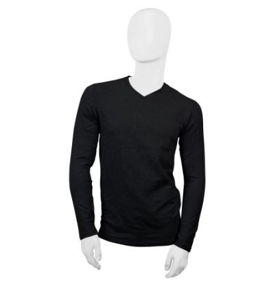ZEAL V-Neck Furor T-Shirt, Black