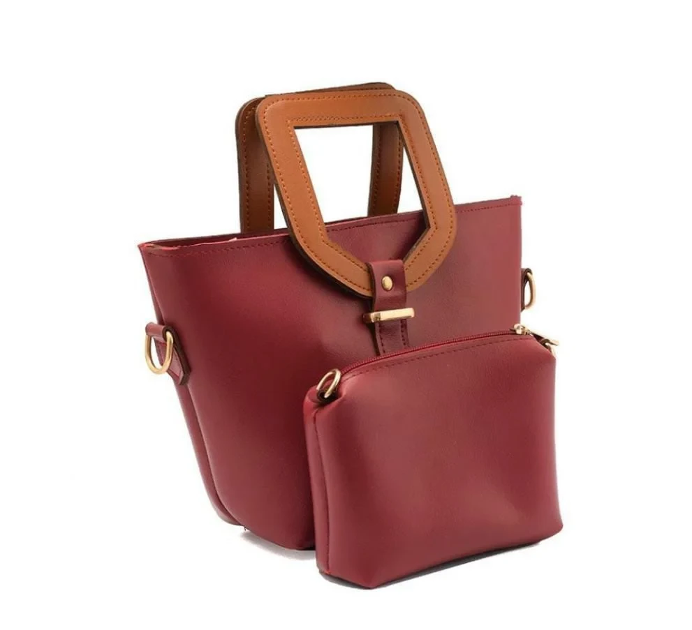 PU Leather  Plain  Women's Handbag
