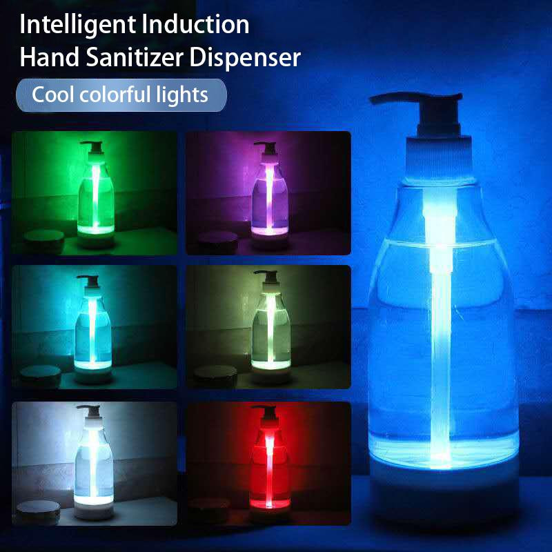 Brite LED Colorful Liquid Glowing Bottle Hand Tool Sensor Light