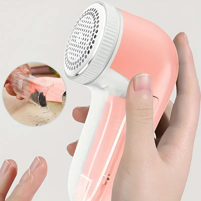 1pc Portable USB Powered Lint Remover, Automatic Fabric Shaver for Clothes, Bedding, Carpets, Sofas - Effective Ball & Fuzz Removal, Household Cleaning Tool, Plastic, 36V Max Voltage, No Battery Requi
