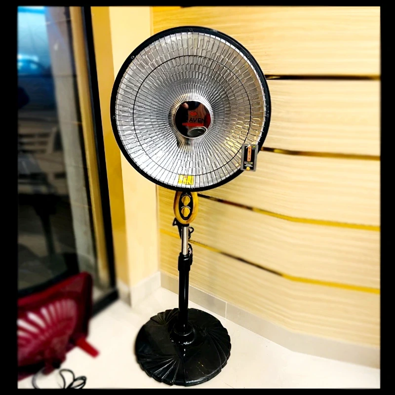 HEAVEN Eco-Friendly Parabolic Carbon Halogen Room Heater with Adjustable Stand